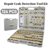 126PCS Car Automotive Air Conditioning Repair Leak Detection Tools Kit Detector