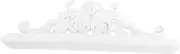 Alipis Elegant Resin Wall Shelf Decorative Floating Shelf for Living Room Bedroom Bathroom Easy Installation Design Platform