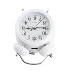 Modern Minimalist 3-inch Metal Mechanical Bell Alarm Clock Student Bedside Bedro