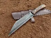 Custom Made Hand Forged 5160 Steel Medieval Viking Seax Knife