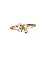 Pasquale Bruni 18K Rose Gold Giardini Segreti Diamond Small Flower Bangle Bracelet