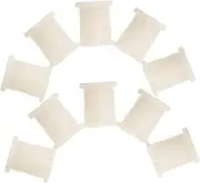 JEWEDECO 20Pcs Chair Leg Sleeves Caster Socket Inserts for Furniture Swivel Caster Mounting for Stem Casters for Office Chairs and Home Use