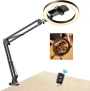 Upgrade Ring Light Overhead,Evershop Selfie Ring Light with Stand and Phone Hold