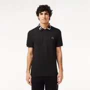 Movement Jacquard Collar Polo Shirt