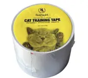 Cat Training Tape Anti-Scratch Clear 4 Inch X 30 Yards Non Toxic Residue Free