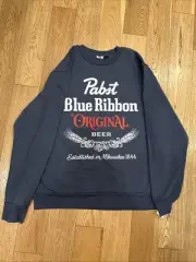 Men’s Pabst Blue Ribbon Crewneck - 2XL