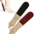 White Double Sided Wooden Sanded Paper Foot File Callus Rough Hard Skin Remover