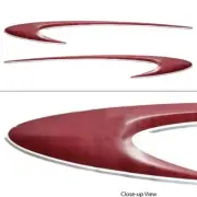 Port Starboard Boat Decals XP1203-02 | Red 82 x 10 1/4 Inch (Set of 2)