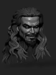Dante Reyes Fast X Jason Momoa custom head for 4" 6" 7" 12" action figures