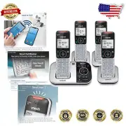 Smart Call Blocking DECT Phone with 4 Handsets and Easy Bluetooth Connectivity