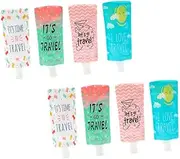 OSOLADY 8pcs Leakproof Travel Lotion Bags Refillable Squeezable Shampoo Containers for and Organization for Daily Use and Travel Needs