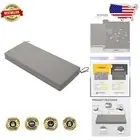 Luxurious 3-Inch Thick Light Gray Outdoor Cushion - Waterproof & Fade-Resistant
