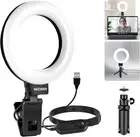 NEEWER Basic 5" Ring Light for Video Conference Lighting, Clip on Light Kit with