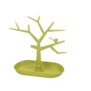 4Pcs Bird Tree Branches Storage Tray Plastic Jewelry Display Stand Holder Earring Necklace Key Storage Rack