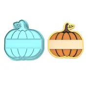 Pumpkin Cutter & Stamp | Halloween Fall Autumn Custom Name Plaque