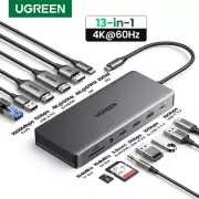UGREEN USB C Docking Station 13 in 1 4K HDMI 100W PD SD/TF For MacBook Dell XPS