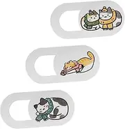 OSALADI Laptop Webcam Cover 3 Pack Privacy Camera Covers Adhesive Tape Webcam Protect