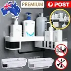 Bathroom Corner Shower Shelf Shampoo Soap Holder Storage Rack Organiser Caddy AU