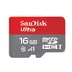 【現貨免運】SanDisk ULTRA 16GB microSD UHS-I U1 手機 平板 記憶卡