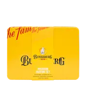 Premium Shaving Set Tin with Pre-Shave Scrub 100mL, Shaving Ceam 100mL, Post-Shave Balm 100mL, Safety Razor & Shaving Brush