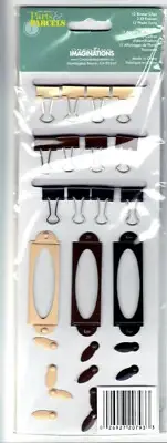 Jenn Mason's CLIPS AND CLASPS KIT scrapbooking BINDER CLIPS PHOTO TURNS & MORE!