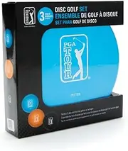 PGA TOUR 3 Disc Golf Starter Set, Black, One Size, Black, One size