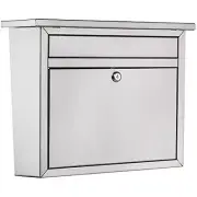 Architectural Mailboxes 2417PS-10 Maya Locking Wall Mount Mailbox, Large,