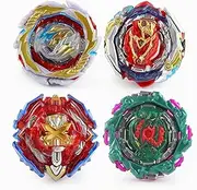 B-201 Zest Achilles Starter Xiphoid Excalibur Gatling Dragon Chain Kerbeus, 4 pcs Battle Burst Tops Christmas Birthday Party Gift Idea.