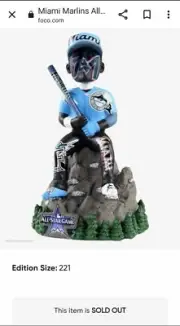 2021 MIAMI MARLINS ALL STAR BOBBLEHEAD ON PARADE Limited #'d/221 MLB FOCO RARE