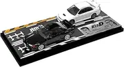 Inter-Allied MODELER'S 1/64 Initial D Set Vol. 18 Tsuyoshi Nakazato Skyline GT-R (BNR32) & Seiji Iwaki Lancer Evolution IV Complete Product