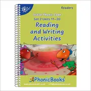 Phonic Books Dandelion Readers Reading and Writing Activities Set 2 Units 11-20