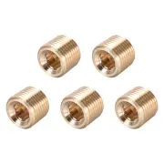 Brass Pipe Fitting - Hex Counter Sunk Plug 1/8NPT Male Socket Pipe Plugs 5pcs