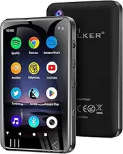 HIFI WALKER G7 Android MP3 Player with Bluetooth & WiFi, 4" Touchscreen, 3GB RAM, 144GB Storage, Supports Spotify, YouTube, Audible, Built-in Speaker, Camera, Safe Usage Settings