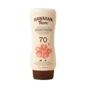 Hawaiian Tropic Sheer Touch Ultra Radiance Lotion Sunscreen SPF 70, 8oz | Hawaii