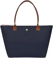 [GM LIKKIE] Shoulder Tote Bag for Women, Nylon Top-Handle Purse, Foldable Weekend Hobo Handbag