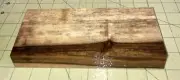 One Hawaiian Feathered Kolohala/Pheasant Wood ~8" x 3 1/4" x 1" (#348)