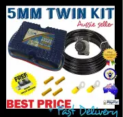 ELECTRIC BRAKE CONTROLLER GSL REMOTE MOUNT + 5MM TWIN WIRE KIT - CARAVAN TRAILER