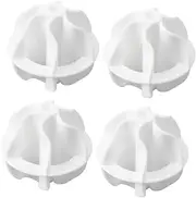 Gogogmee Reusable Laundry Balls 4pcs Washing Machine Cleaning Balls Prevent Tangles Enhance Fabric Softness
