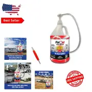 QuickStrike 1 Gallon Tire Sealant with Kevlar - Instant Leak Prevention Tool
