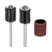 3pcs Sanding Drums Sleeves Set 3/8 Inch Grit 600 Sanding Sandpaper with Mandrel