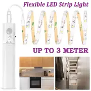Flexible LED Motion Sensor Strip Light LED Cabinet Lights for Wardrobe 1M,2M,3M