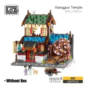 Loz LOZ Mini Blocks - Qingming River Map - Zhao Taijo Family Building Bricks Set 40 x 28 x 9.5cm