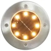 NNEVL Solar Ground Lights 8 pcs LED Lights Warm White