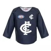 AFL Carlton Blues Long-Sleeve Guernsey Shirt - Toddler / Kids - Sizes 2 -3 yrs