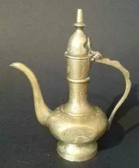 在飛比找Yahoo!奇摩拍賣優惠-5 高級精選印度銅壺Indian Teapot Brass 