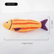 1Piece Creative Cat Toy Fish Shape Bite Resistant Catnip Cat Toy Pet Chew Toys P