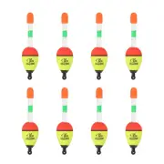 8pcs 0.1oz Float Fishing Bobbers EVA Fishing Float, Yellow