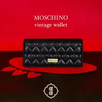 在飛比找蝦皮購物優惠-{ 熠熠 } Ｗ17 Vintage MOSCHINO 黑色