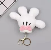 Disney Genuine Keychain Mickey Mouse Hand Glove keychain Cute Plush