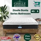 Giselle Mattress King Single Bed Mattresses Euro Top Medium Firm Foam Luxurious
